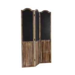 Farmhouse Wood Room Divider Screen Beige - Olivia & May -Olivia & May GUEST 86482cc7 6a9d 47af 8c0a d365e0eb0af1