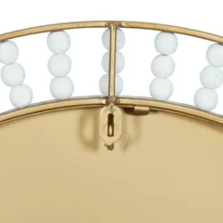 24"x24" Metal Wall Clock With Silent Mechanism, Roman Numerals - Olivia & May -Olivia & May GUEST 86def176 1f17 4f4e 8a75 5cc37cebb570