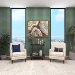 Contemporary Metal Bar Cart Black - Olivia & May -Olivia & May GUEST 86f29e62 ccff 493f ad4c bbe44886fda8