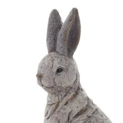 20" X 11" Magnesium Oxide Country Rabbit Garden Sculpture Gray - Olivia & May -Olivia & May GUEST 87221d13 a5a6 489f 94fd 100a1e4aad0b