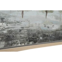 Canvas Tree Framed Wall Art With Tan Frame Green - Olivia & May -Olivia & May GUEST 8792bbdc f201 4179 a205 1a9ff84dc6c4