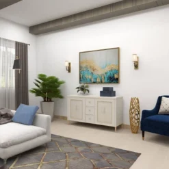 Set Of 2 Ceramic Vase With Star Patterns Dark Blue - Olivia & May -Olivia & May GUEST 88a7dabb 82d7 444d b77d ad38cf813f52