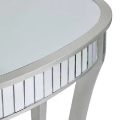 Set Of 2 Glam Fir Console Tables With Mirror White - Olivia & May 23 Set Of 2 Glam Fir Console Tables With Mirror White - Olivia & May -Olivia & May GUEST 88acd431 bd90 45d7 af2e 60642352611a