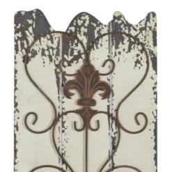 Set Of 2 Wooden Scroll Arabesque Wall Decors White - Olivia & May -Olivia & May GUEST 89b60ea7 d412 4762 bf5a 0758ba85b2c9