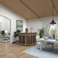 Rustic Wood Bar Brown - Olivia & May -Olivia & May GUEST 8a5cf1d8 bc43 4723 b495 e308134af544