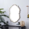 Aluminum Handmade Quatrefoil Shaped Wall Mirror Gold - Olivia & May -Olivia & May GUEST 8a886bc1 a64b 4ae3 8eb2 d15f9a1faea8