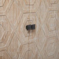 Traditional Carved Wood Curved Cabinet Brown - Olivia & May -Olivia & May GUEST 8ae8ec4f 694d 436b ad3a eb37b040f049