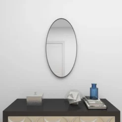 Wood Oval Wall Mirror – Olivia & May -Olivia & May GUEST 8b339834 104a 48c6 bd9c 6fc6ef60e74e