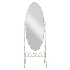 Vintage Metal Console Mirror White - Olivia & May 11 Vintage Metal Console Mirror White - Olivia & May -Olivia & May GUEST 8b382804 ebe2 499b 9537 041ed9ecc1be