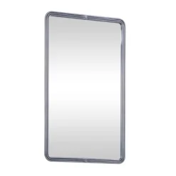 Industrial Metal Wall Mirror Black - Olivia & May -Olivia & May GUEST 8bbf1f8b 06a5 4179 b6ae 36213348b4f8