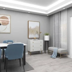 Modern 3 Drawer Wooden Chest White - Olivia & May -Olivia & May GUEST 8bcbc34f f396 4621 a3ee 650af45fda53