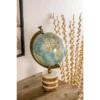 16" X 9" Geographic Globe With Wood And Marble Base Blue/Green - Olivia & May -Olivia & May GUEST 8bcd9a68 69c8 4355 a9a6 a6f8020a77b3