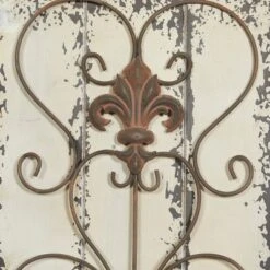 Set Of 2 Wooden Scroll Arabesque Wall Decors White - Olivia & May -Olivia & May GUEST 8c9208eb be8f 42ac a427 0ddfab5f358b