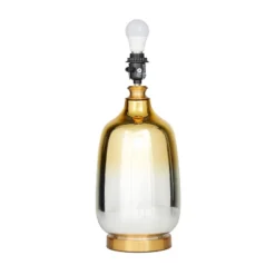 26" X 16" Glam Glass Table Lamp Gold - Olivia & May -Olivia & May GUEST 8d242eb6 f2b1 46a9 9bca a56a2c996250