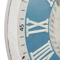 Metal Anchor Wall Clock White - Olivia & May -Olivia & May GUEST 8d4b3a48 432f 498a a764 03fd89013191