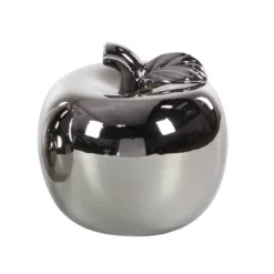 Set Of 2 Modern Chic Dolomite Apple And Pear Sculpture Silver - Olivia & May -Olivia & May GUEST 8e255e46 d793 4c14 b1c1 c879d8c19432