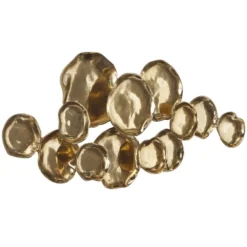 17" X 39" Aluminum Plate Wall Decor With Uneven Edges - Olivia & May -Olivia & May GUEST 8e78df30 b2f5 4615 bb56 f954cea473af