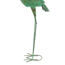 Set Of 2 Iron 47" Coastal Crane Garden Sculpture Green - Olivia & May: Heron Figure, Metal Wire Outdoor Decor -Olivia & May GUEST 8ecc3172 41e1 48cd b932 0599c3289738