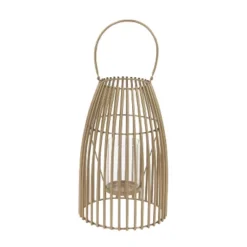 Modern Iron/Glass Decorative Caged Candle Holder - Olivia & May -Olivia & May GUEST 8ed15e07 131e 41e4 b7f6 2852027ca728