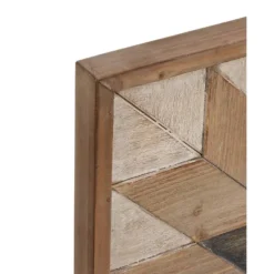 30" X 30" Wood Geometric Handmade Southwestern Wall Decor Brown - Olivia & May 12 30" X 30" Wood Geometric Handmade Southwestern Wall Decor Brown - Olivia & May -Olivia & May GUEST 8fa6b72a 659d 4fcf a89f 2baa50539594