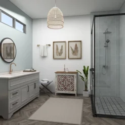 Natural Wood Cabinet With Trellis Doors Light Brown - Olivia & May -Olivia & May GUEST 8fabcfe5 61a1 4707 b0ff dc90ce9b7ecc