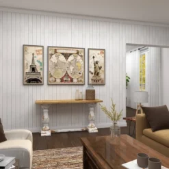 Vintage Wood Console Table White - Olivia & May -Olivia & May GUEST 8fc49c0c 9efb 42a7 b627 7d986e6ca9c5