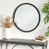 Wood Round Wall Mirror – Olivia & May -Olivia & May GUEST 8fd219d6 74b3 4a00 8a2a ddfc1da61ec9
