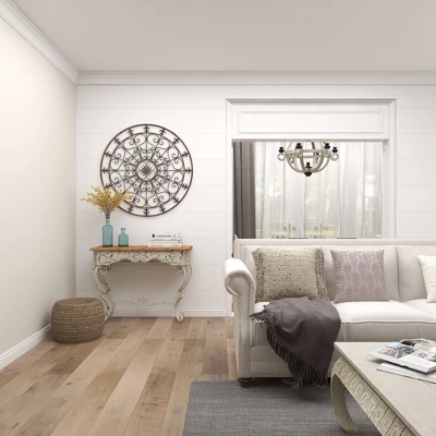 Metal Fleur De Lis Scrollwork And Wall Decor Black - Olivia & May 5 Metal Fleur De Lis Scrollwork And Wall Decor Black - Olivia & May - Image 3