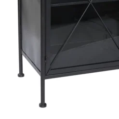 Industrial Metal Cabinet Black - Olivia & May 25 Industrial Metal Cabinet Black - Olivia & May -Olivia & May GUEST 91d24b2e 4cdf 4817 ae69 7f06c4cd731b