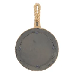 Jute Wall Mirror With Rope Accents Set Of 3 Brown - Olivia & May -Olivia & May GUEST 91f30e68 1fd6 46c4 a6a9 c0b0cebfe9d1