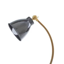 16" Metal Desk Lamp With Spotlight Shade Black - Olivia & May -Olivia & May GUEST 935ec612 c396 4253 8a23 b945a67706fe
