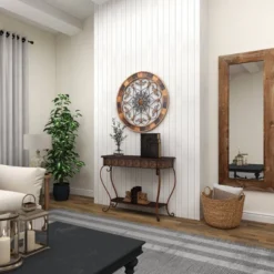 Vintage Reflections Rustic Wood-Style MDF And Synthetic Leather Book Box Set 3ct - Olivia & May -Olivia & May GUEST 937e9804 c611 442c 9451 dd03a69851eb