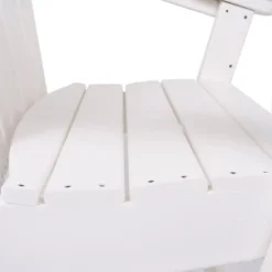 32"x37" Traditional Resin Adirondack Chair - White - Olivia & May -Olivia & May GUEST 94859558 ef8b 4527 9bc8 1a3d92a3d681