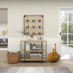 Metal Bell Square Frame Wall Decor Brass - Olivia & May 27 Metal Bell Square Frame Wall Decor Brass - Olivia & May -Olivia & May GUEST 94d5e803 b74d 4e8d a7a0 6c75199036db