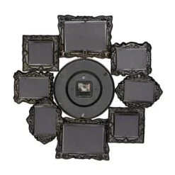 Metal 8 Photo Openings Wall Clock Green - Olivia & May 41 Metal 8 Photo Openings Wall Clock Green - Olivia & May -Olivia & May GUEST 95818435 bb11 4793 b774 892601fb80b2