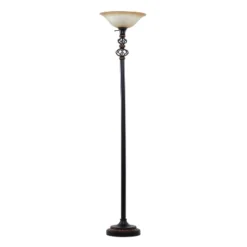 Metal Floor Lamp Torchiere Black - Olivia & May 16 Metal Floor Lamp Torchiere Black - Olivia & May -Olivia & May GUEST 9659d90e 1d02 4484 833e 90ba4ef22d29