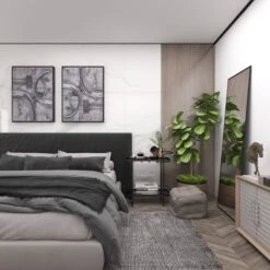 Contemporary Metal Bar Cart Black - Olivia & May -Olivia & May GUEST 96854a38 7721 4e36 8dd4 b50c1213c0eb