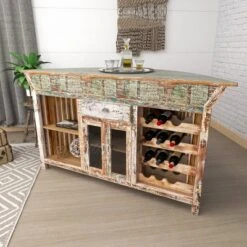 Rustic Wood Bar Brown - Olivia & May -Olivia & May GUEST 96df03be ebd4 4810 96c1 caedac4cd2e0