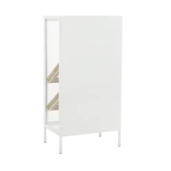 Farmhouse Metal Standing Wine Rack White - Olivia & May -Olivia & May GUEST 971d8d4e 5cdd 455c a0dc b51d299bb96e