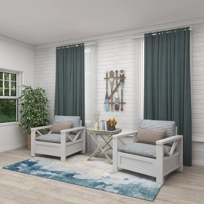 Coastal Wood Paddle Wall Decor With Arrow And Stripe Patterns - Olivia & May 9 Coastal Wood Paddle Wall Decor With Arrow And Stripe Patterns - Olivia & May - Image 7