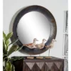 Industrial Metal Wall Mirror Gray - Olivia & May -Olivia & May GUEST 98c1aacd cda3 4654 ba1c e1a79bf7514b