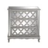 Glam Quatrefoil Mirror And Wood Storage Chest Gray - Olivia & May 2 Glam Quatrefoil Mirror And Wood Storage Chest Gray - Olivia & May -Olivia & May GUEST 9925b479 d630 4b67 b219 6ac9fdb98b57