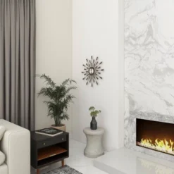 22"x22" Metal Starburst Wall Clock Brown - Olivia & May -Olivia & May GUEST 994c4f6e 53e0 472c 8019 e592f8691d0e