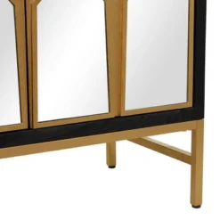 Glam Mirrored Wood Cabinet - Olivia & May -Olivia & May GUEST 9976d0e2 548c 4122 a69d 512589646924