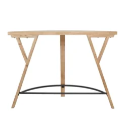 Modern Farmhouse Wood Console Table Brown - Olivia & May -Olivia & May GUEST 9985eb42 ebbb 4554 bb1b 9447e2b917e4