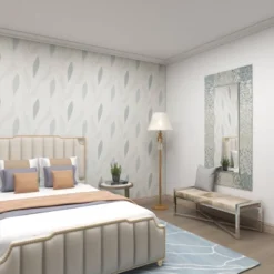 Contemporary Stainless Steel Rectangular Cowhide Bench - Olivia & May -Olivia & May GUEST 99cec933 26f5 424d 8142 ee0f5b4b87fa