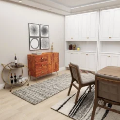 Modern Metal Buffet Brown - Olivia & May -Olivia & May GUEST 99dd8633 f9f0 4370 aed4 4d740a3bdf31