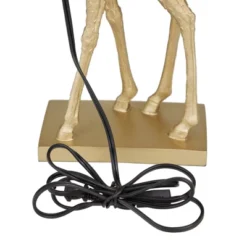 Eclectic Polyresin Giraffe Table Lamp Gold - Olivia & May -Olivia & May GUEST 99e20d72 ceac 4cef b062 f7a01d45b92a