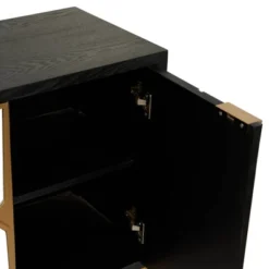 Glam Mirrored Wood Cabinet - Olivia & May -Olivia & May GUEST 99e293de bf81 4b41 a994 c9589685d2ee