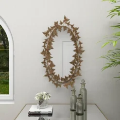 Glam Metal Butterfly Wall Mirror Gold - Olivia & May 29 Glam Metal Butterfly Wall Mirror Gold - Olivia & May -Olivia & May GUEST 9ae82eae 4114 4df6 8ef0 e4b9523973a1